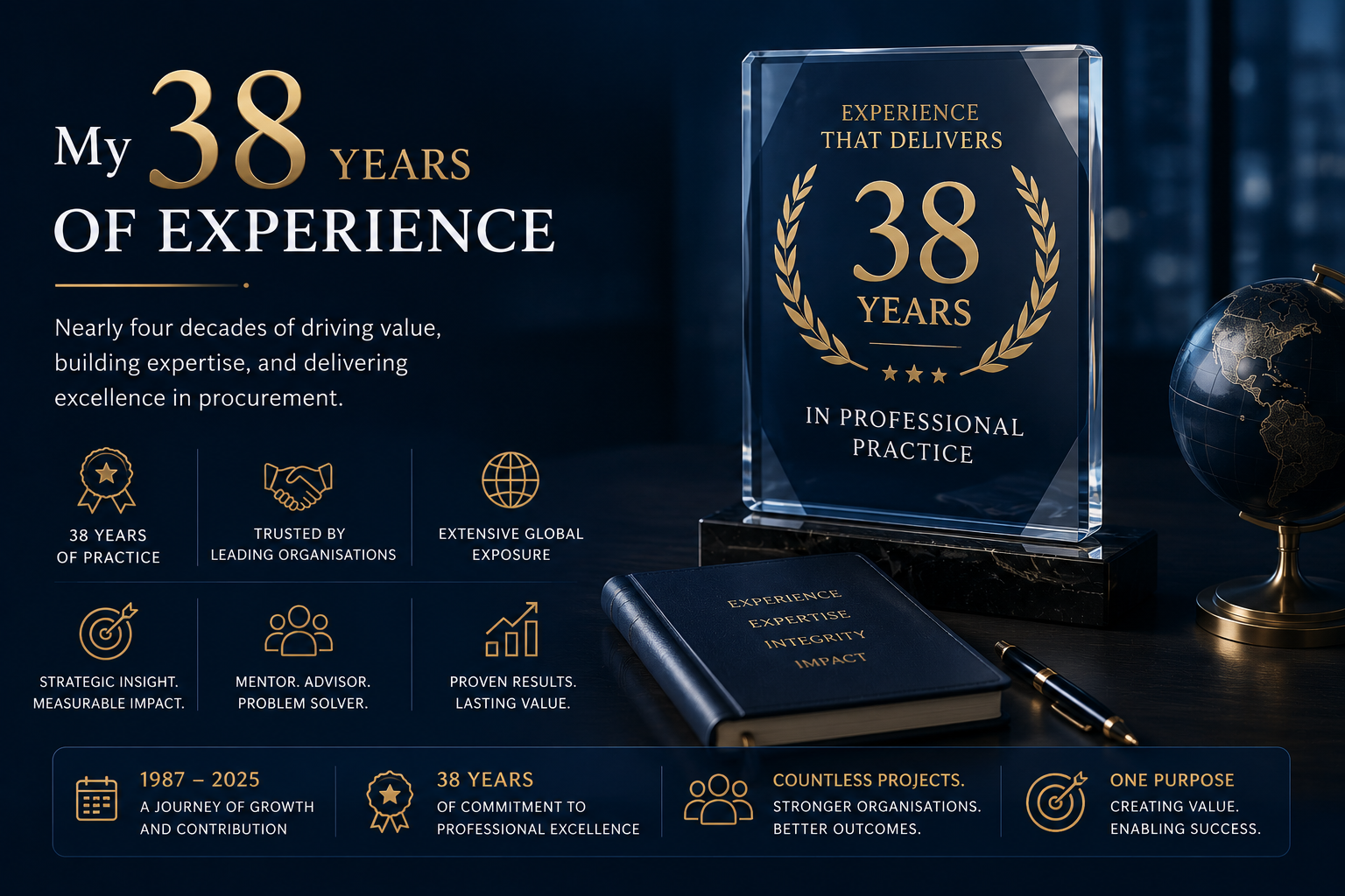 38 Years of Professional Experience